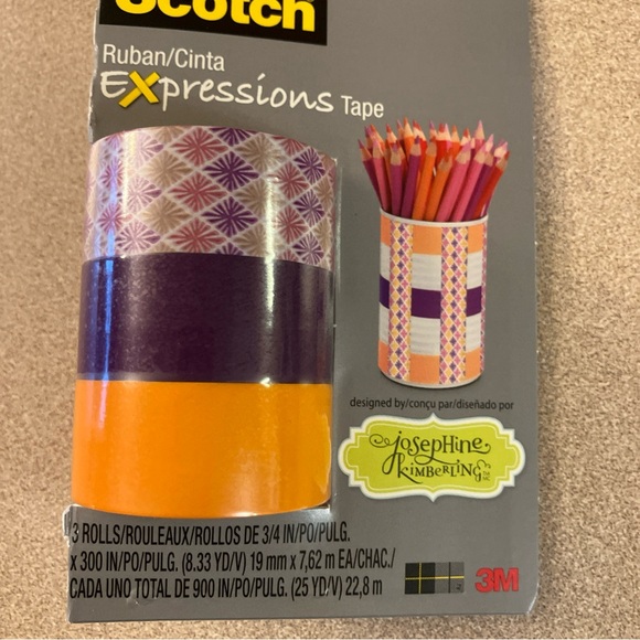 Scotch Expressions Josephine And Kimberling Tape Pack Lot Of 6 - Picture 2 of 4